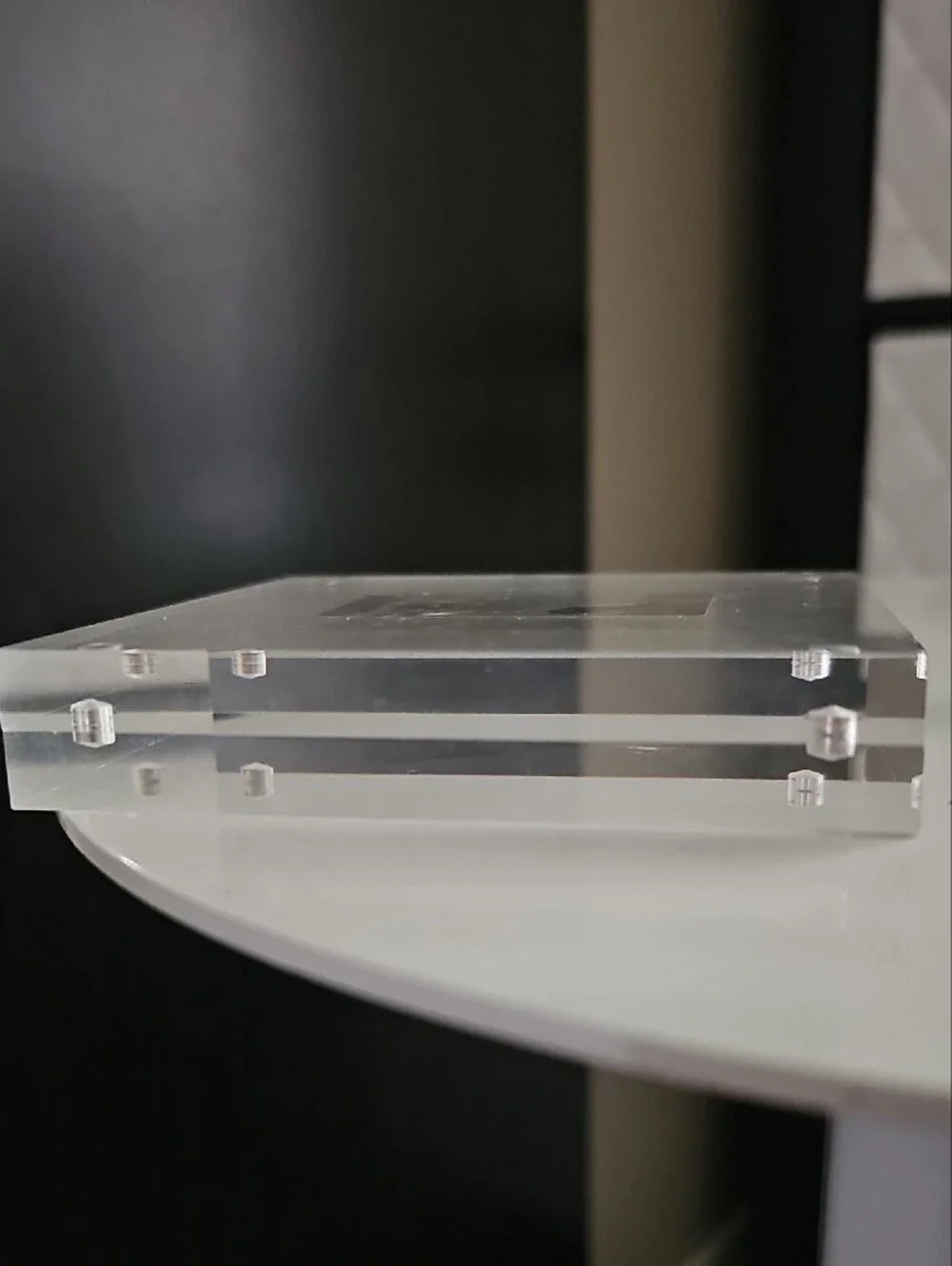 Clear Acrylic Magnetic Photo Frame - Clear